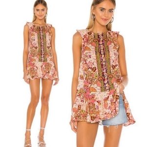 NEW Free People Floral Tunic Dress/ Top